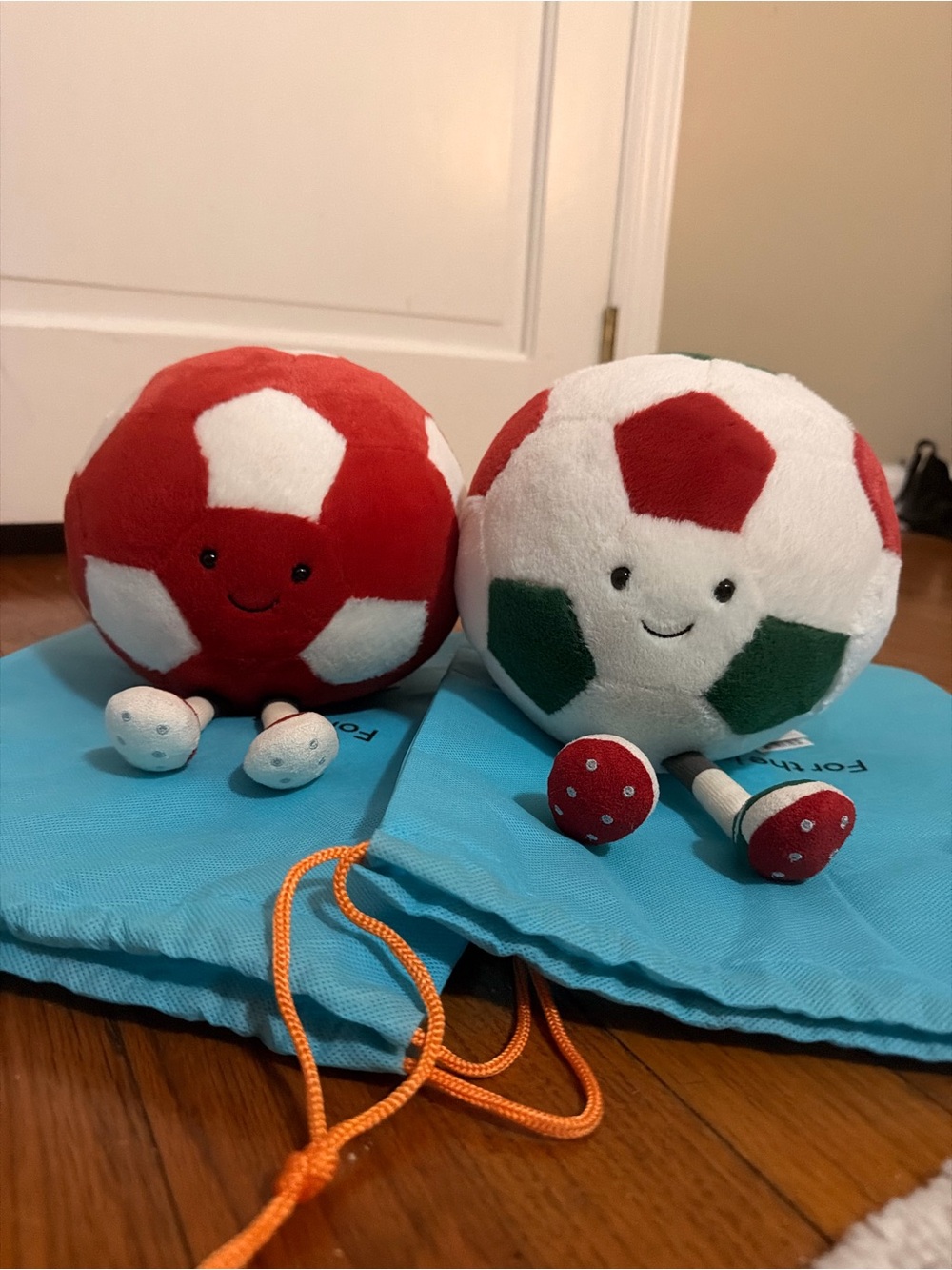 Jellycat amuseables soccer ball Mexico and Canada with tags authentic